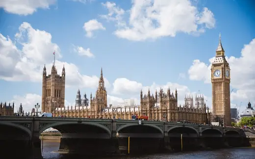 Big Ben and the Palace of Westminster in London