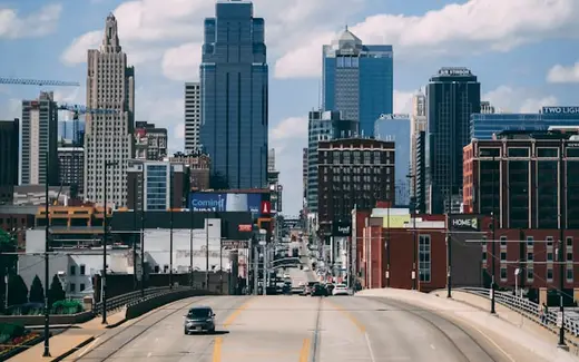 The downtown Kansas City skyline